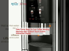 Gear Pump Bean To Cup Koffiemachine met 15.6 inch Touch Screen Interactief Display