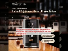 58 kg commerciële koffie automaten automatische zwarte drank selectie voor en gemak