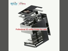 Professionele 3D-koffiedrukker voor latte