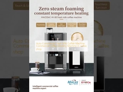 Automatische commerciële koffiemachine met verse melk commerciële koffiemachine in een koffiewinkel