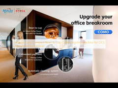 Intelligente en compacte koffiemachine van bonen tot kopjes voor OCS-implementatie door Evoacas