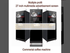 Espressomachine met hoge druk en optionele theebereider in Macas volautomatische koffiemachine met versgemalen bonen