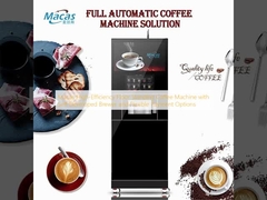 Macas High-Efficiency Floor Standing Coffee Machine met zelf ontwikkelde brouwer en flexibele betalingsopties