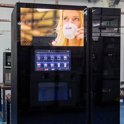 220VAC Automatische thee- en koffieverkopers met ijsmachine