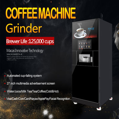kopen Advertentie aanbieden scherm vloer staande koffiemachine koffiebonen automaten CE online vervaardiging