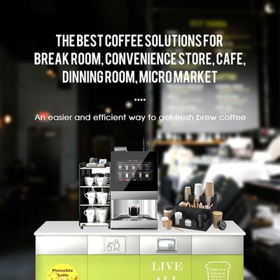 kopen WIFI 4G Commerciële koffiemachine Automatische espresso koffiemachine online vervaardiging