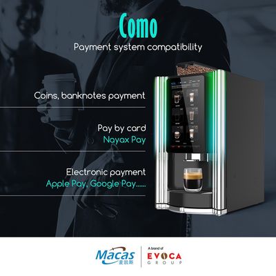 kopen 15.6 inch Touch Screen Instant Bean To Cup Koffiemachine Ondersteuning IOT online vervaardiging