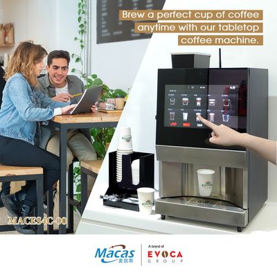 kopen 2.2L Commerciële koffieproductieapparatuur Koffiebonen tot koppen verkoopautomaat 2700W online vervaardiging