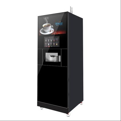 kopen Volledig automatische koffieverkoopmachine 2200W met 27 inch advertentie scherm online vervaardiging