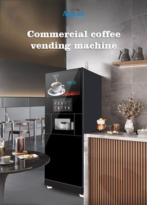 Macas Volledig automatische vers gemaalde koffiemachine met gebruiksvriendelijk 27-inch touchscreen en slimme monitoring