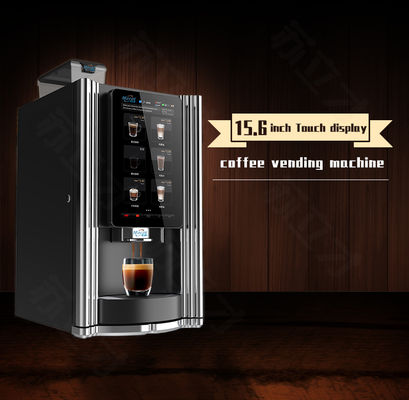 Commerciële Bean To Cup Koffie Vendo Machine met 15,6 inch Touchscreen