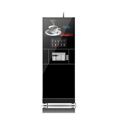 Zelfbediening Bean To Cup Cappuccino Vending Machine Voor Metro Station