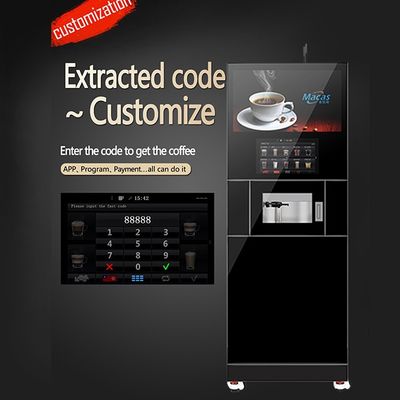 Goede prijs. OEM ODM Automatische koffiecappuccino-automaten Elektronisch betalen online