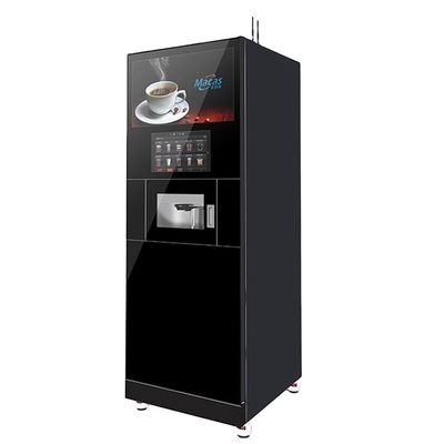 Vers gemaalde autovendingsmachine voor cappuccino vrijstaand met koeler