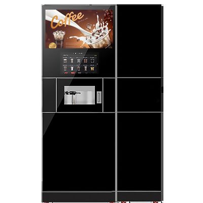 Goede prijs. 2400W Office QR-code munt bediende koffieverkopende machine met ijsmaker online