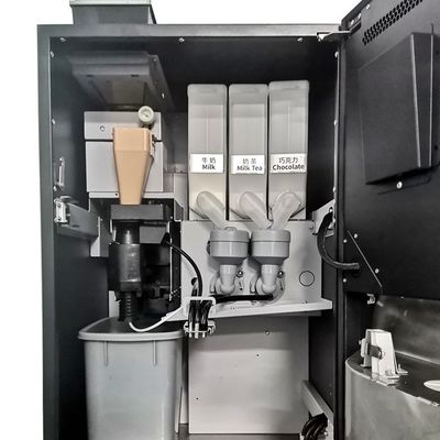 Goede prijs. Metalen staal automatische cappuccino-automaten MDB protocol online