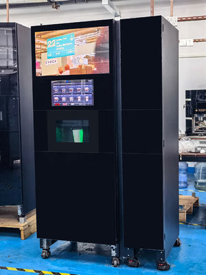 Goede prijs. 2400W Office QR-code munt bediende koffieverkopende machine met ijsmaker online