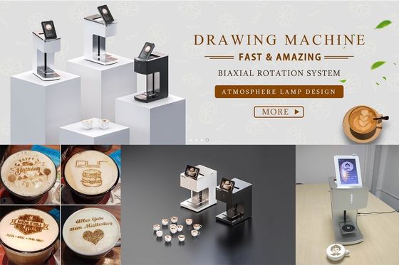 Goede prijs. Eénkleurige koek-koffie-art-drukmachine 15 W vermogen online