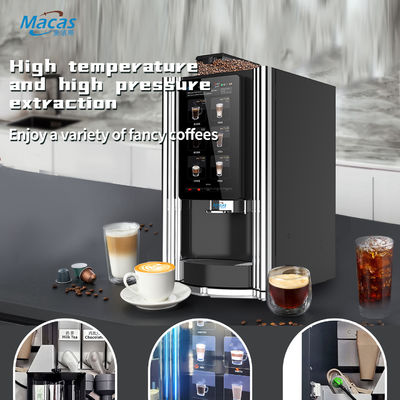 15.6 inch touchscreen bean to cup koffiemachine voor kantoorgebouwen