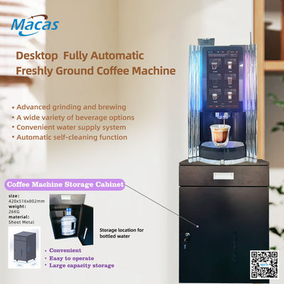 Goede prijs. 15.6 inch touchscreen bean to cup koffiemachine met aangepaste kast voor kantoorgebouw online