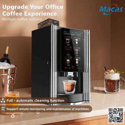 Ingebouwde Koffiemolen Bean To Cup Koffieautomaat met 20 bar Maximaal Tandwielpomp Druk en ANDROID Besturingssysteem